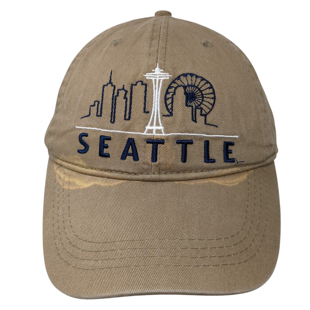 Settle Slideback Baseball Cap Brown OS Adjustable Embroidered Shirt Company